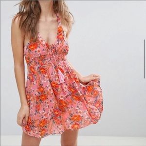 Free People Washed Ashore Floral Babydoll Dress